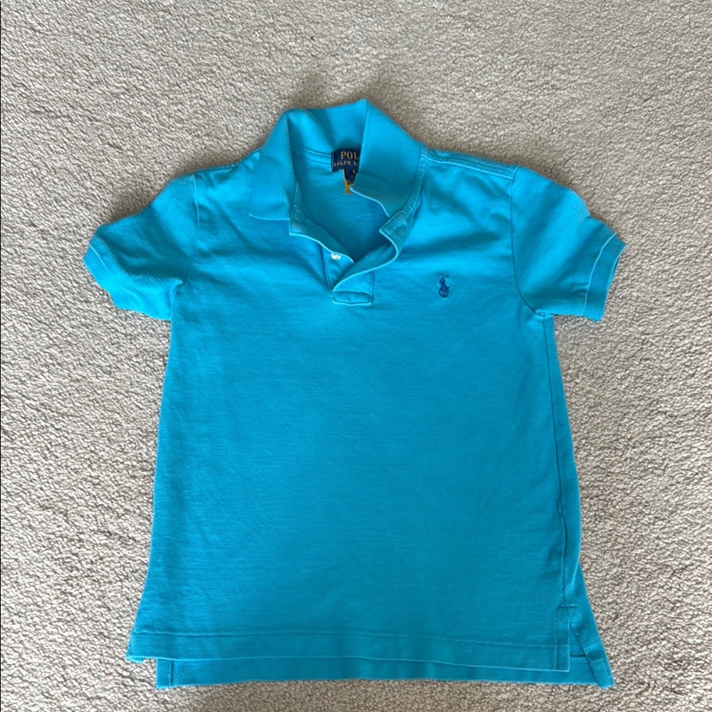 Kids Blue Polo Shirt